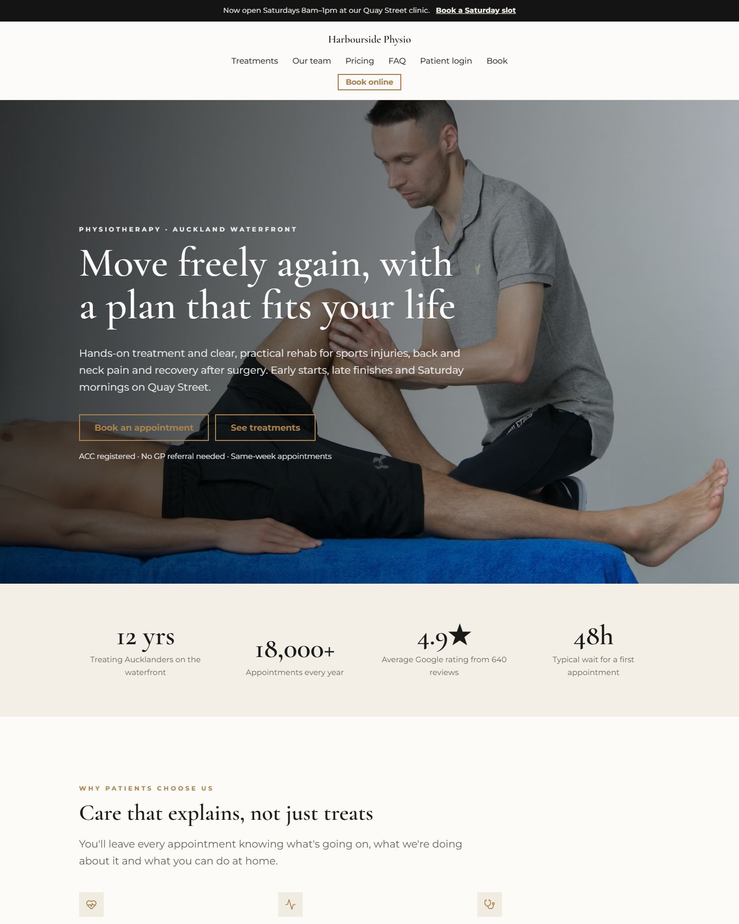 The physio example in the Luxe look